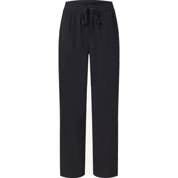 Dámské kalhoty Neo Noir Dámské Marlene Kalhoty Sonar Se Lnem, tmavě modrá, 36