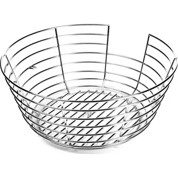 Zahradní gril Dellinger Nerezový koš na dřevěné uhlí s příčkou - pro gril KAMADO 23,5"