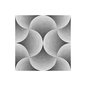 Obklad NMC CZECH Stropní kazety moderní design - TRANS 2 ČERNÁ , 495 x 495 x 3 mm