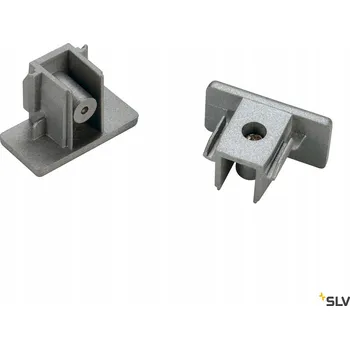 Bodové svítidlo SLV by Spotline Koncovky pro 1-fázovou lištu, šedé, 2 kusy