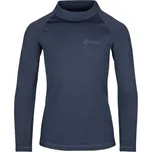 Dětské funkční termo triko KILPI WILLIE 146 Tmavě modrá, Tmavě šedá