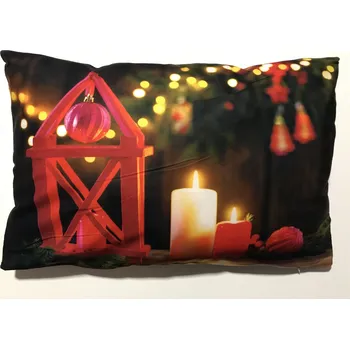 Dekorativní polštářek Mikro - flanelový polštářek 40x60 cm - VÁNOCE - CHRISTMAS č.18