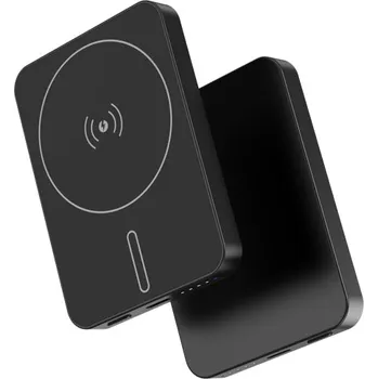 Powerbanka BOT Bezdrátová MagSafe powerbanka do letadla MagSafe MP5 5000 mAh Barva: Černá