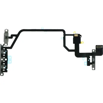 Flex kabel tlačítka napájení a hlasitosti s kovovým držákem pro iPhone XR ORI R