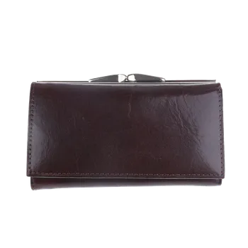 Peněženka NovaKabelka.cz Dámská kožená peněženka 7044 Cafe