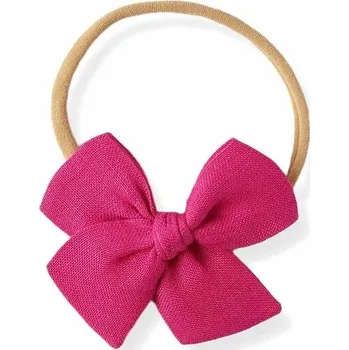 Aliro Čelenka Aline lněná AMARANT - S (1-3roky)