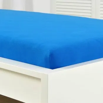 Prostěradlo Prostěradlo úplet 180x200 cm- modrá