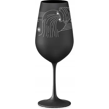 Sklenice Skleničky na bílé víno Bohemia Crystal černé 550ml 1 ks