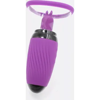 Vakuová pumpa Vakuová pumpička pro ženy DK Toys Tongue Twist s jazýčkem - Fialová