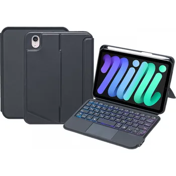 Pouzdro na tablet Kryt s klávesnicí pro iPad Mini 6 (2021) Černý