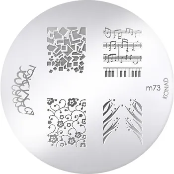 Umělé nehty KONAD destička na razítkování m73