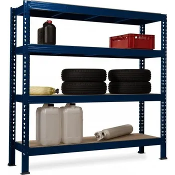 Dílenský regál Nekonečný průmyslový regál 4 - policový 200x140x60 800Kg/police + český výrobek