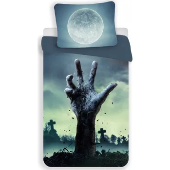 Povlečení POVLEČENÍ S 3D EFEKTEM 140x200/70x90cm - ZOMBIE