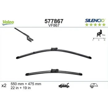 List stěrače VALEO 577867