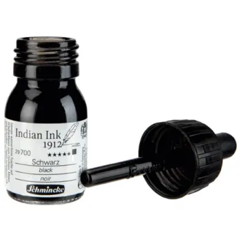 Šelaková tuš Schmincke indian ink 1912 28ml (Šelaková tuš Schmincke indian ink 1912 28ml)