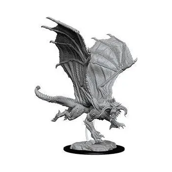 Hračka Figurka D&amp;D - Young Black Dragon - Unpainted (Dungeons &amp; Dragons: Nolzur's Marvelous Miniatures)