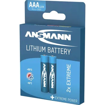 RC náhradní díl Ansmann Extreme mikrotužková baterie AAA lithiová 1150 mAh 1.5 V 2 ks