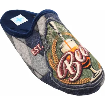 Pánská zdravotní obuv Pánské domácí pantofle Medi Line 5176-023 Pivo Velikost: 42 (8)