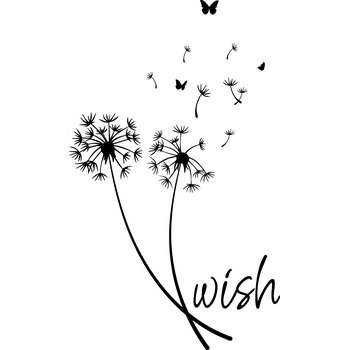 Nášivka NAŽEHLOVAČKA - Pampelišky wish