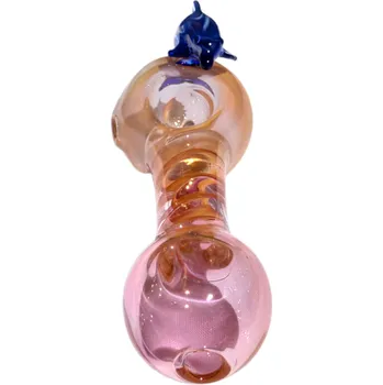 CBD Šlukovka Pyrex Spirála Delfín - 12cm