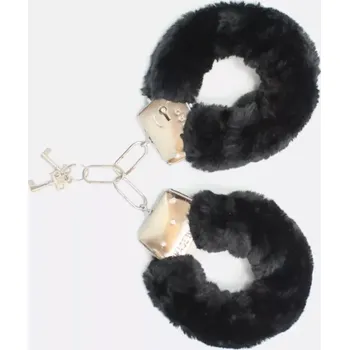 Plyšová pouta DK Toys Love Me - Černá