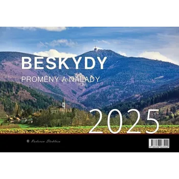 Kalendář Nakladatelství Justine Nástěnný kalendář Beskydy/Proměny a nálady 2025