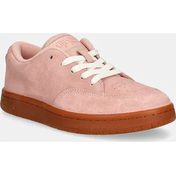 Pánské tenisky Semišové tenisky Kenzo Dome Low Top Sneakers růžová barva, FD62SN061L56.34, 41, 30X
