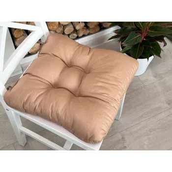 Podsedák PODSEDÁKY NA ŽIDLE - SVĚTLE HNĚDÝ 40x40cm