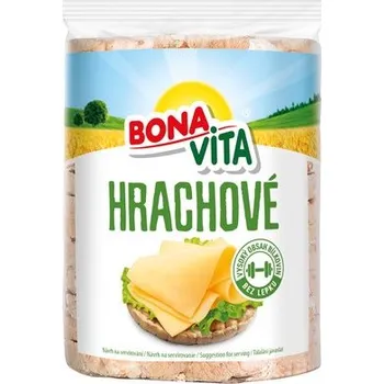 Pečivo Bonavita – Celozrnné hrachové chlebíčky s mořskou solí 100g