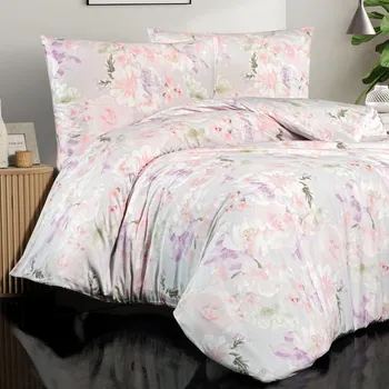 Povlečení Povlečení Leticia satén EMI: Francouzský set1 220x200 + 2x (90x70)