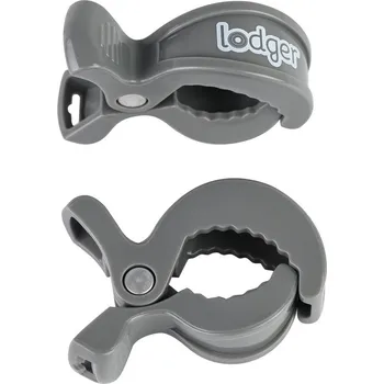 Držák na kočárek LODGER Swaddle Clip 2balení Carbon