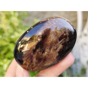 Přírodní kámen Kalcit čokoládový masážní mýdlo z Pákistánu 94g