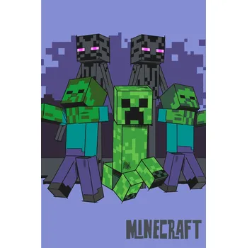 Dětská deka Jerry Fabrics Dětská fleecová deka Minecraft Mobs coming for you 100x150 cm Varianta: Dětská fleecová deka Minecraft Mobs coming for you 100x150 cm, Značka: Dadka