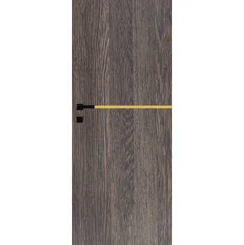 Vasco Doors Rego vzor 1 VD-REG12960 šedá Průchozí šíře dveří: 80 / 197 cm, Orientace dveří: Levé, Provedení dveří: Bezfalcové