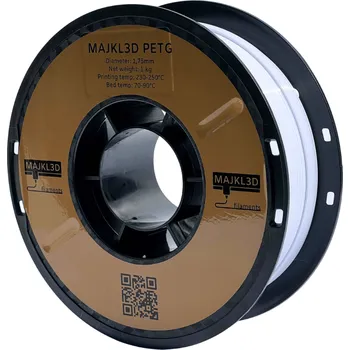 Filament Majkl3D-Filaments PETG 1.75mm 1kg | Bílá
