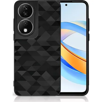 Pouzdro na tablet VSECHNONAMOBIL 86229 MY ART Ochranný kryt pro Honor X7b BLACK TRIANGLES (232)