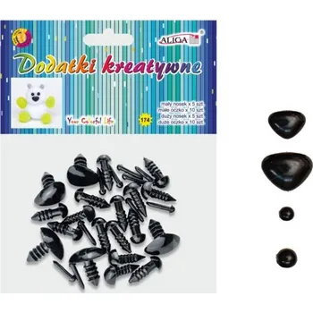 Čumáčky/Očička 30ks černé, mix velikostí