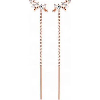 Náušnice Olivie Stříbrné podélné náušnice ROSE 4140 Ag 925; ≤2 g.