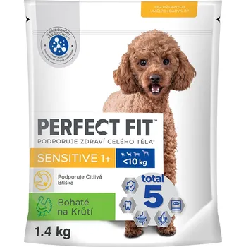Krmivo pro psa PERFECT FIT pro psy Adult Sensitive krůtí XS/S 1,4 kg