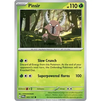 Karetní hra Pinsir 003/167 - Twilight Masquerade Typ karty: Reverse Holo