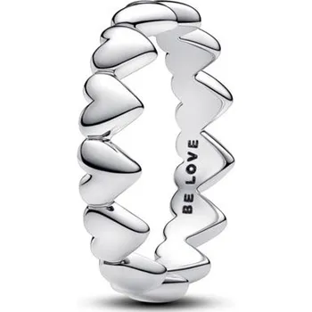 Prsten Prsten PANDORA Řada stříbrných srdcí 58 193427C00-58