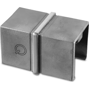 Zábradlí Spojka Spojka, čtvercová, krycí lišta, 40x40x1,5 mm, nerez. ocel 304, kartáčovaná