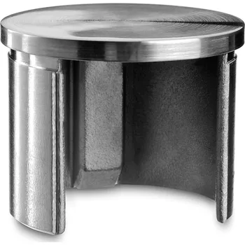 Zábradlí Koncové víčko, ploché, pro rámovou trubku Koncové víčko, ploché, pro rámovou trubku, O30 mm, nerez. ocel 304, kartáčovaná