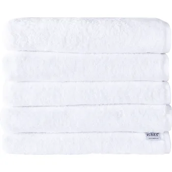 Sada osušky bavlněné bílé 5 ks 70 x 140 cm EMI