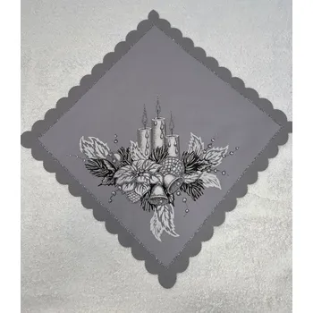 prostírání Vánoční prostírání 35x35 cm - ŠEDÉ