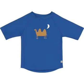 Dětské zboží LÄSSIG Short Sleeve Rashguard Camel Blue Velikost (od výrobce): 19 - 24 m.