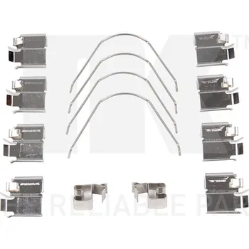 Brzdový kotouč Sada prislusenstvi, oblozeni kotoucove brzdy, , NK, 7952651