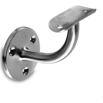 Zábradlí Konzole pro madlo, montáž na stěnu, madlo O42,4 mm, zamak, efekt nerezové oceli