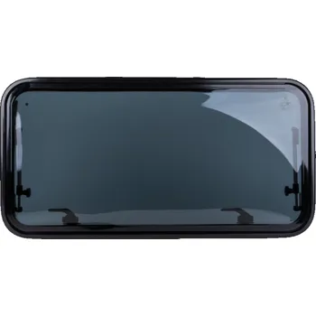 Okno POLYPLASTIC Prohnuté akrylátové výklopné okno PolyVision CURVED Varianta: 520 x 315 mm