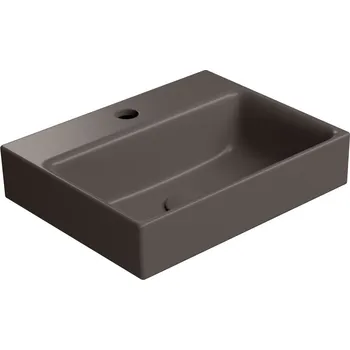 Umyvadlo GSI NUBES keramické umývátko 40x32cm, broušená spodní hrana, bistro mat